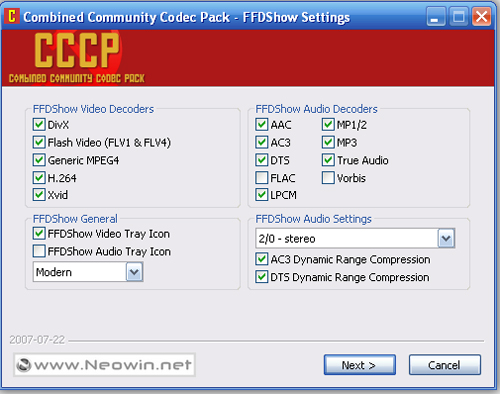 mp4 codec for windows media player